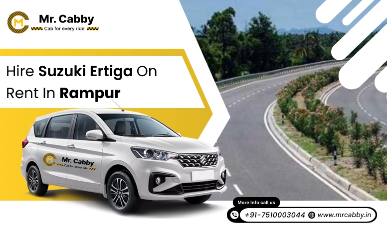 Hire Suzuki Ertiga on Rent in Rampur - Mr. Cabby