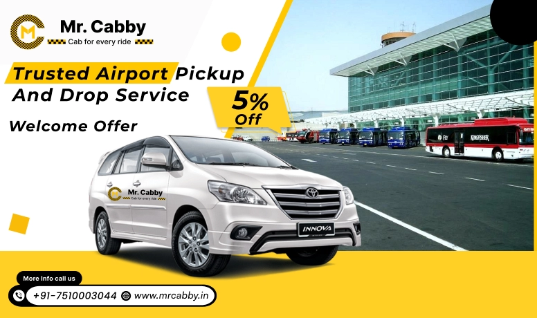 Trusted Airport Pickup And Drop Service with Mr cabby  Enjoy 5 % off Welcome Discount