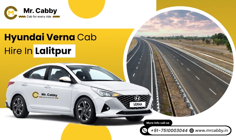 Hyundai Verna cab hire in Lalitpur