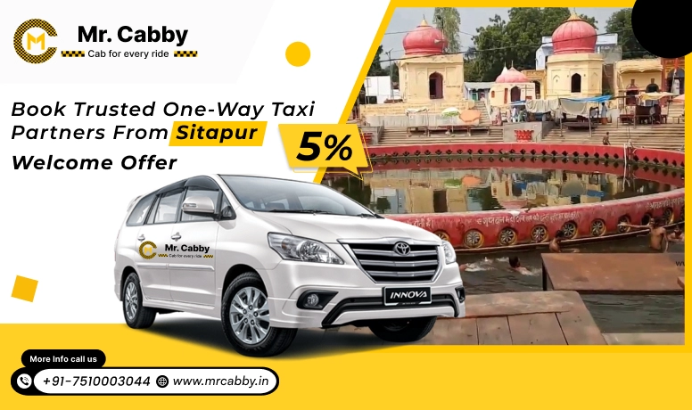 Book trusted one-way taxi Partners from Sitapur