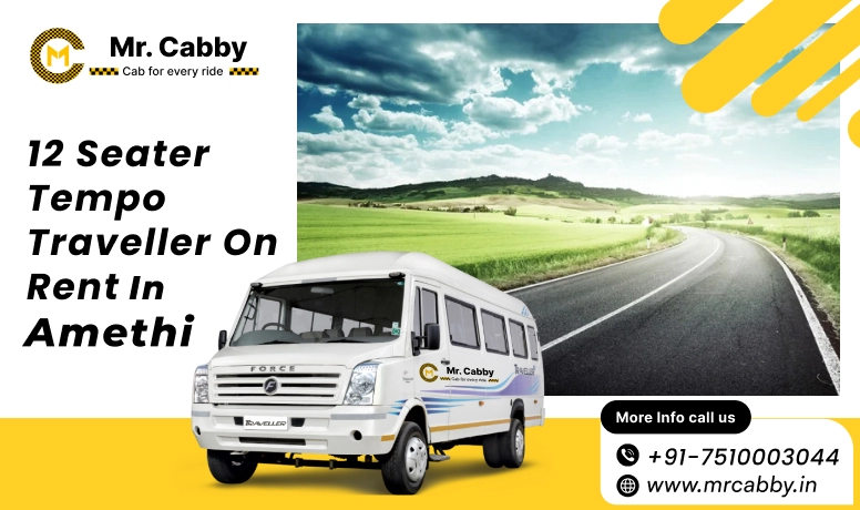 12 seater Force Tempo Traveller hire in Amethi