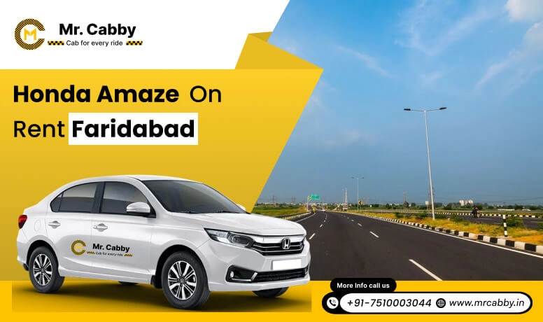 Hire Honda Amaze on Rent in Faridabad