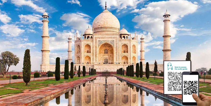 Uttar Pradesh Tourism Launches QR Code Audio Tours at Taj Mahal and Iconic Heritage Sites