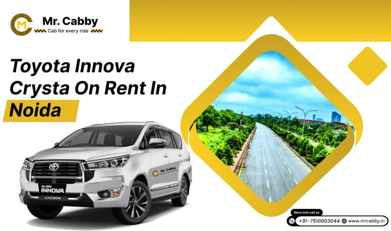 Book Toyota Innova Crysta on Rent in Noida