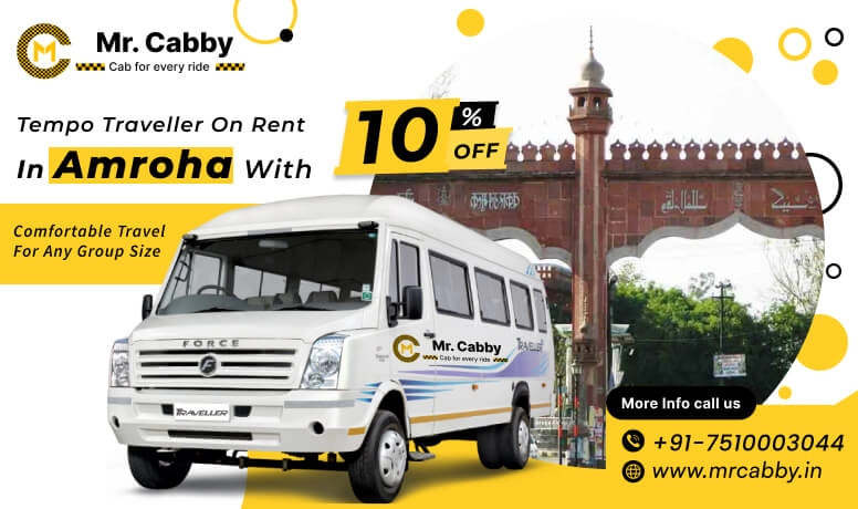 Tempo Traveller on rent in Amroha