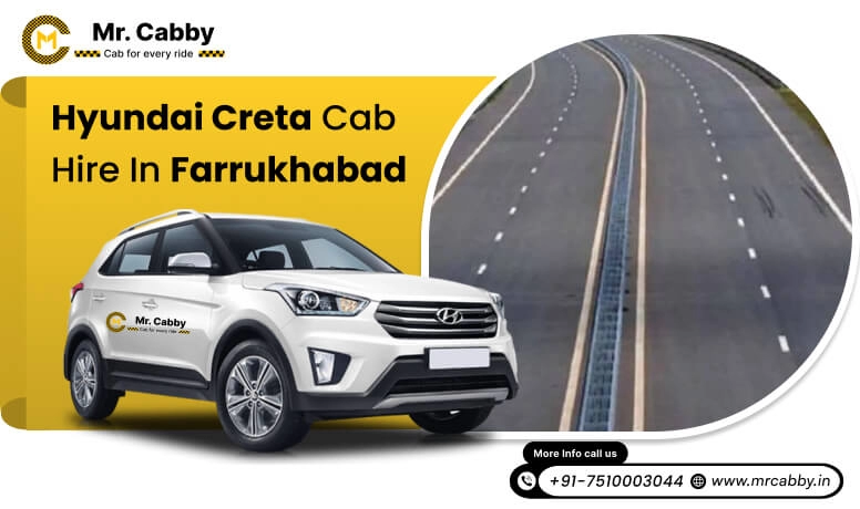  Hyundai Creta cab hire Farrukhabad