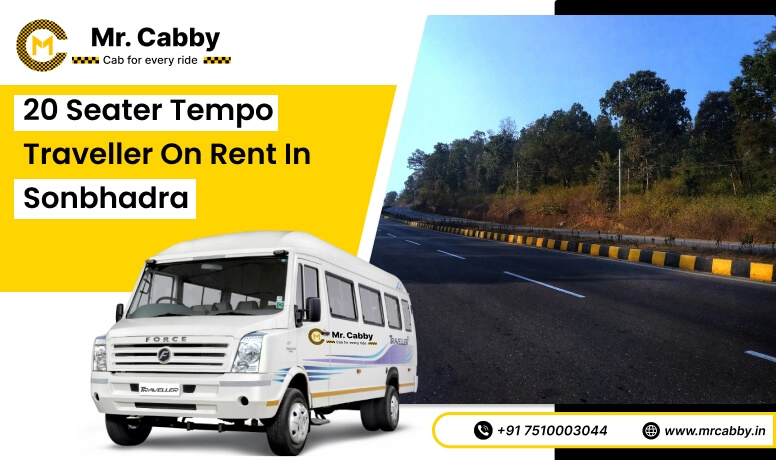 20 seater tempo traveller on rent in Sonbhadra