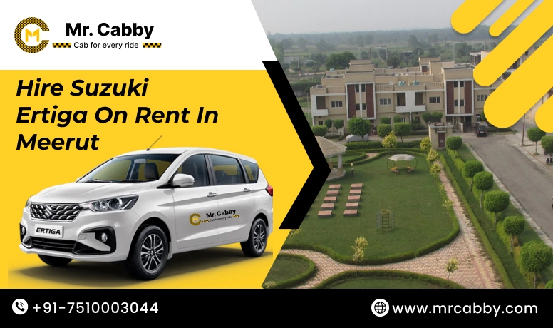 Hire Suzuki Ertiga on Rent in Meerut - Mr. Cabby