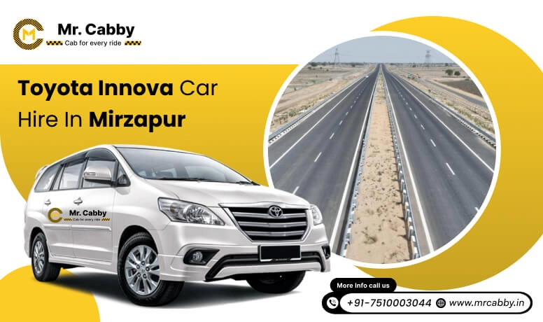 Toyota Innova car hire in Mirzapur