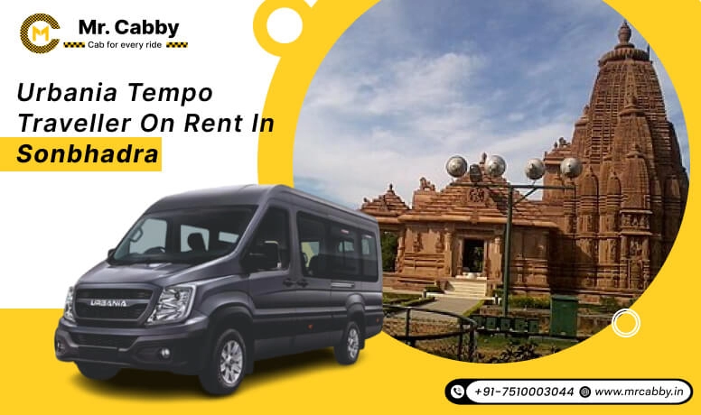 Urbania tempo traveller on rent in Sonbhadra