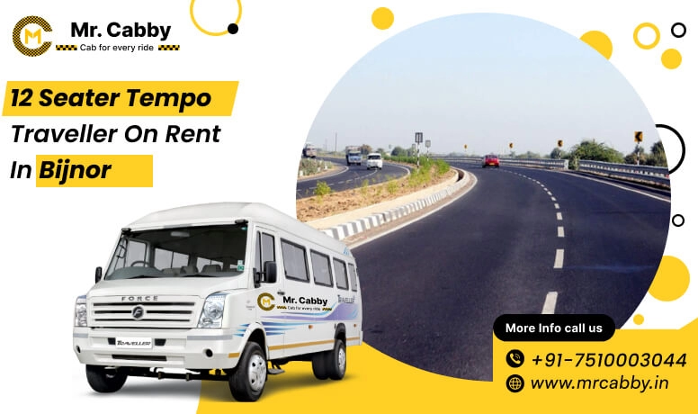 12 seater tempo traveller on rent in Bijnor