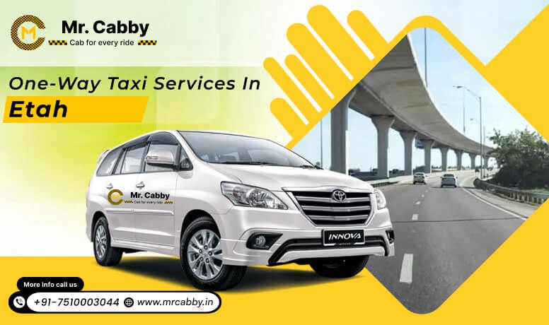 one way cab hire in Etah