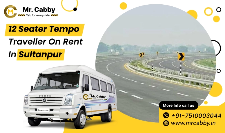 12 seater tempo traveller on rent in Sultanpur