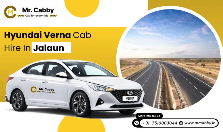 Hyundai Verna cab on rent in Jalaun