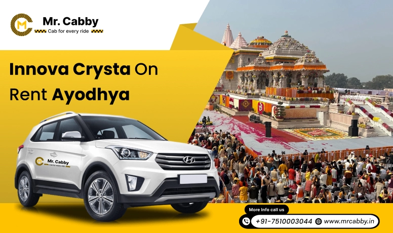 Book Your Toyota Innova Crysta on Rent in Ayodhya