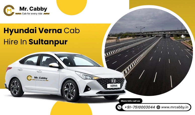 Hyundai Verna cab on rent in Sultanpur