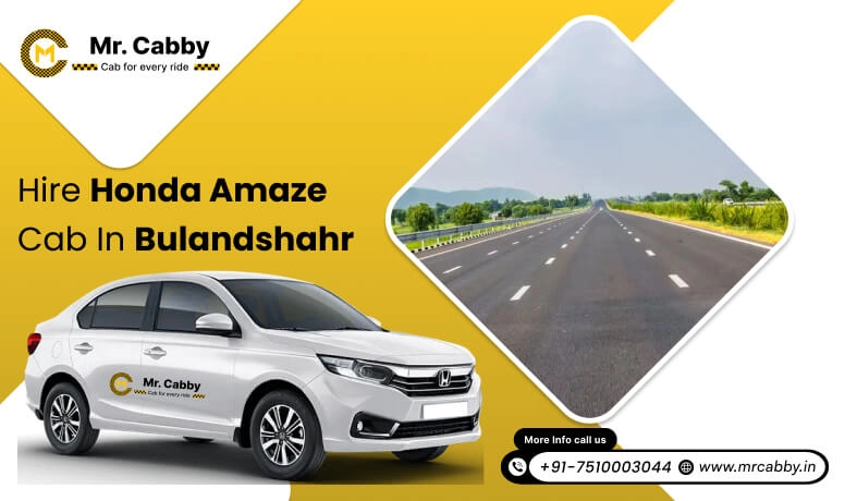 Hire Honda Amaze cab on rent in Bulandshahr