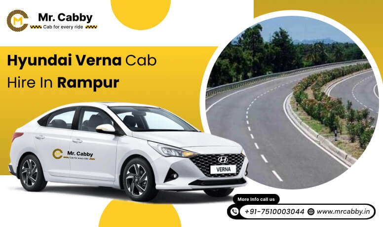 Hyundai Verna cab on rent in Rampur