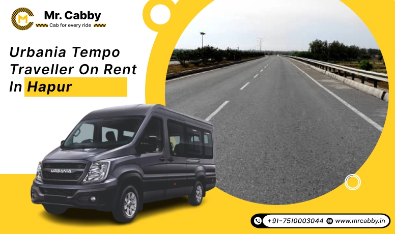 Urbania tempo traveller on rent in Hapur