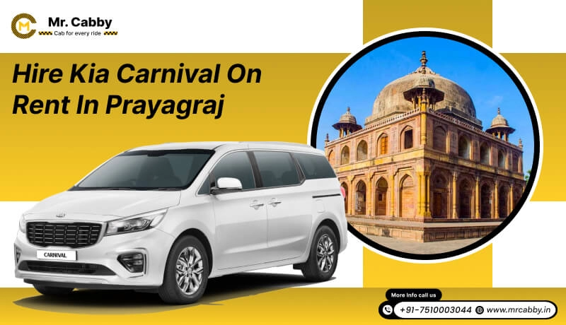 Hire Kia Carnival on rent in Prayagraj