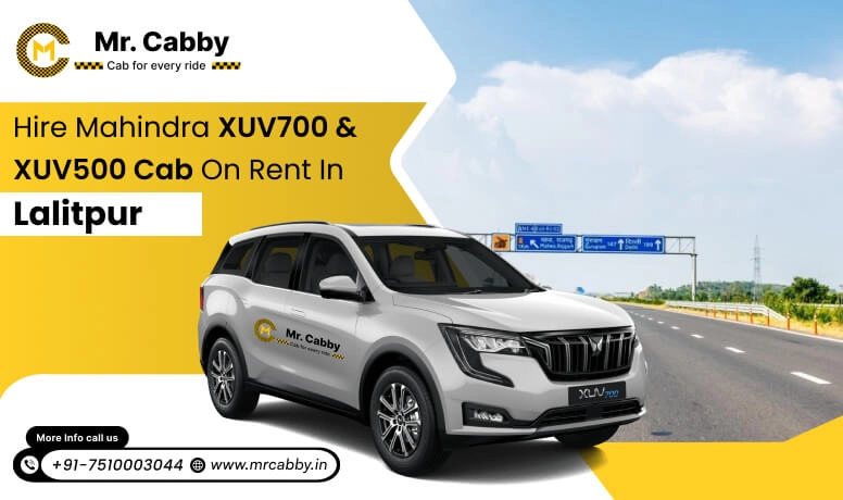 Hire Mahindra XUV700 cab on rent in Mau