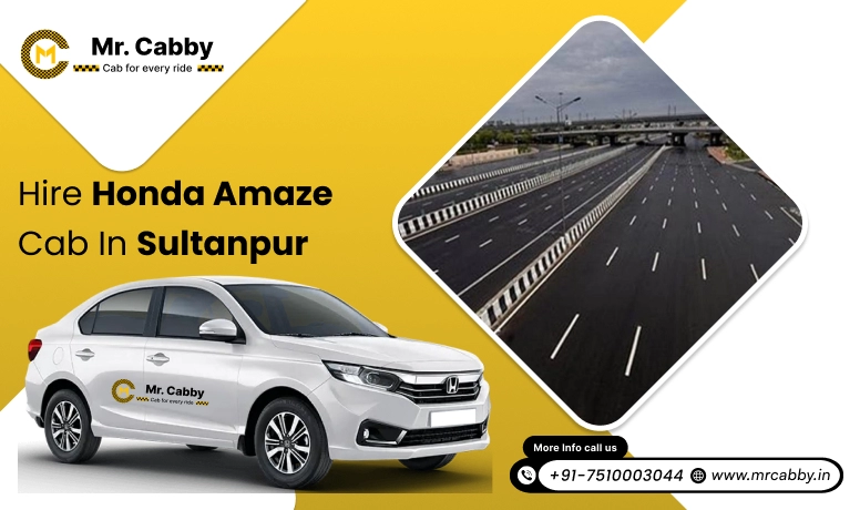 Hire Honda Amaze cab on rent in Sultanpur