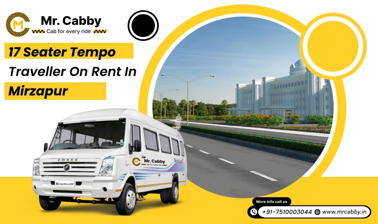 17 seater tempo traveller on rent in Mirzapur