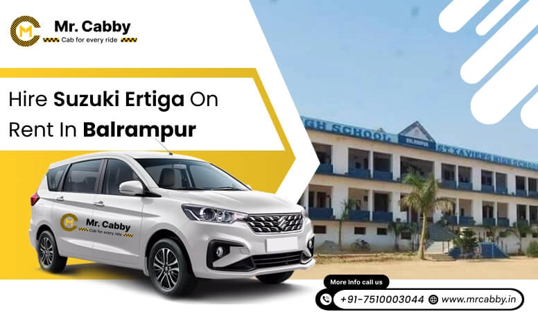 Hire Suzuki Ertiga on Rent in Balrampur - Mr. Cabby