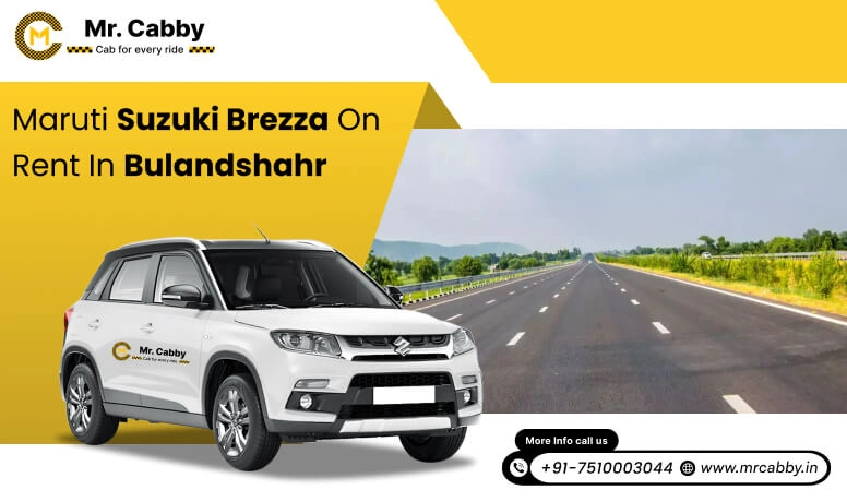 Hire Maruti Suzuki Vitara Brezza cab on rent in Bulandshahr