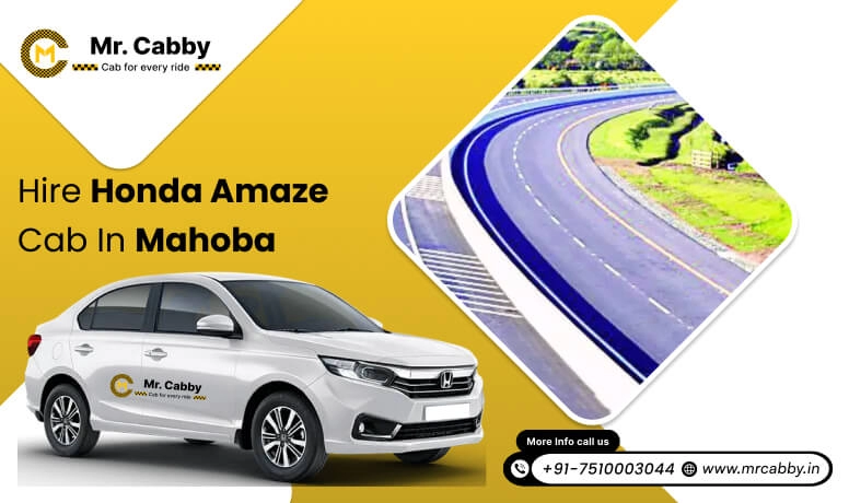 Hire Honda Amaze cab on rent in Mahoba