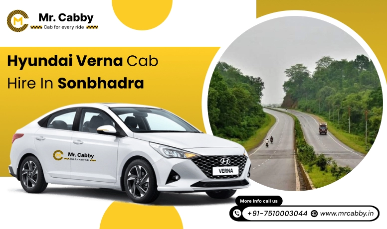 Hyundai Verna cab on rent in Sonbhadra