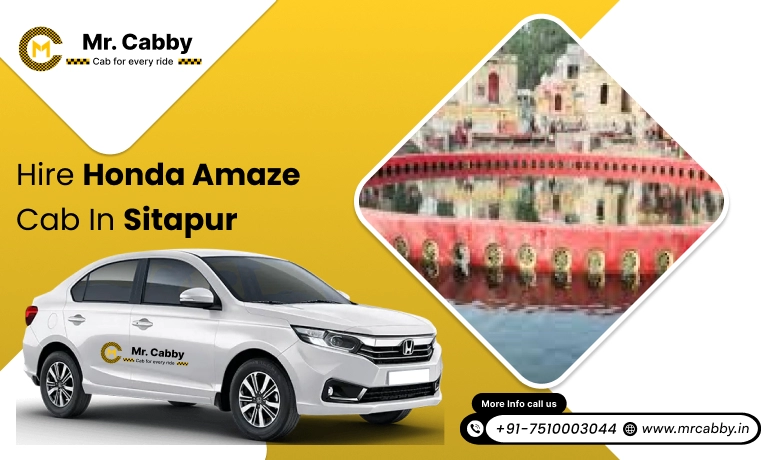 Hire Honda Amaze cab on rent in Sitapur