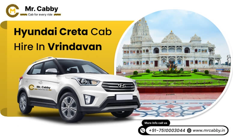  Hyundai Creta cab hire Vrindavan