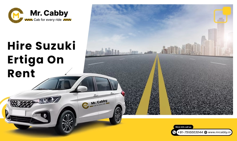 Hire Suzuki Ertiga on Rent in Etawah - Mr. Cabby