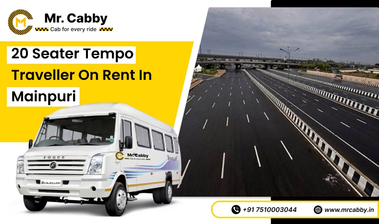 20 seater tempo traveller on rent in Mainpuri