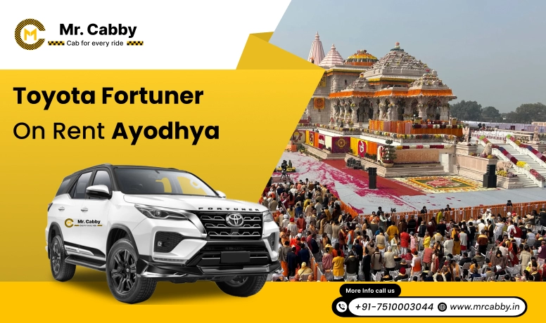 Hire Toyota Fortuner on Rent in Ayodhya