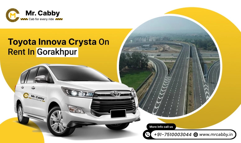 Toyota Innova Crysta on Rent in Gorakhpur