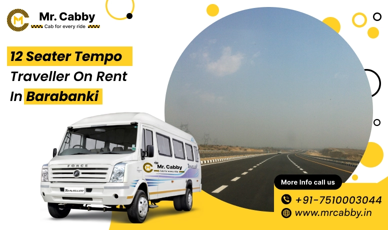 12 Seater Tempo Traveller hire in Barabanki