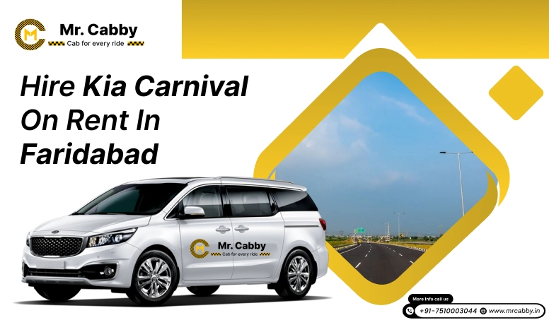 Kia Carnival On Rent in Faridabad