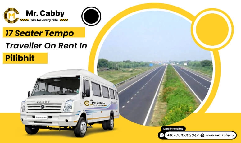 17 seater tempo traveller on rent in Pilibhit