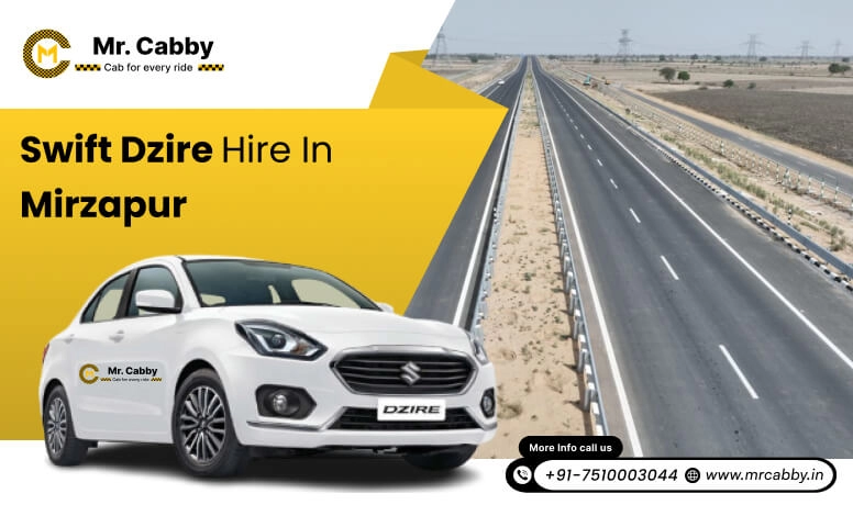 Swift Dzire hire in Mirzapur 