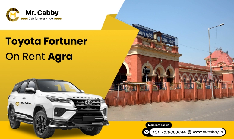 Hire Toyota Fortuner on Rent in Agra