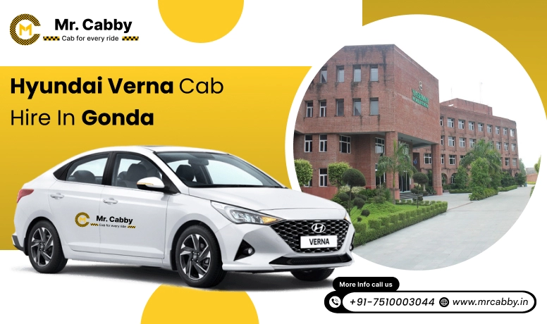 Hyundai Verna cab on rent in Gonda