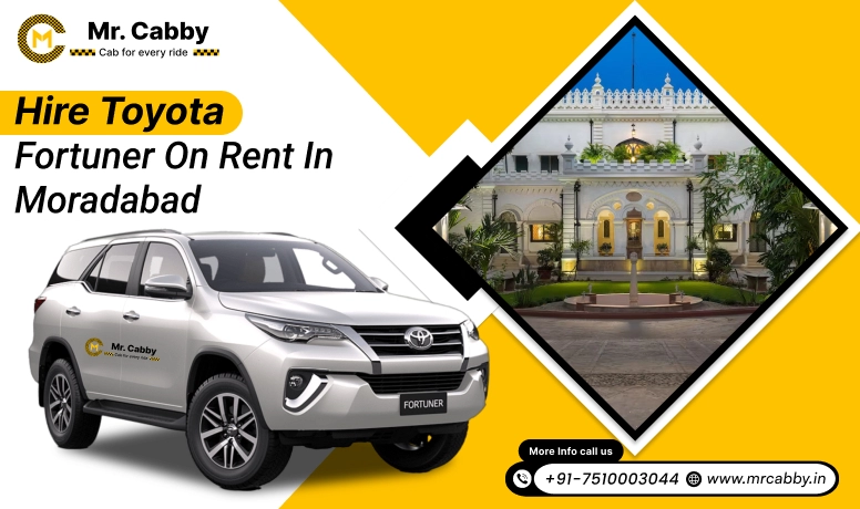 Hire Toyota Fortuner on rent in Moradabad