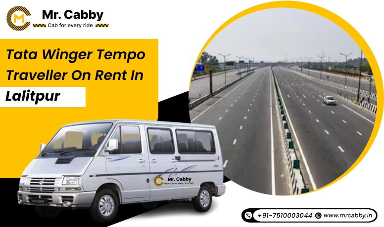 Tata Winger Tempo Traveller on rent in Lalitpur