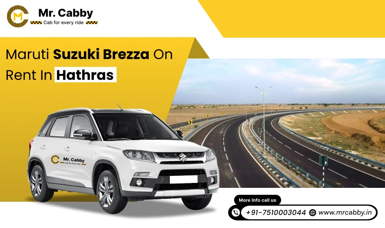 Hire Maruti Suzuki Vitara Brezza cab on rent in Hathras