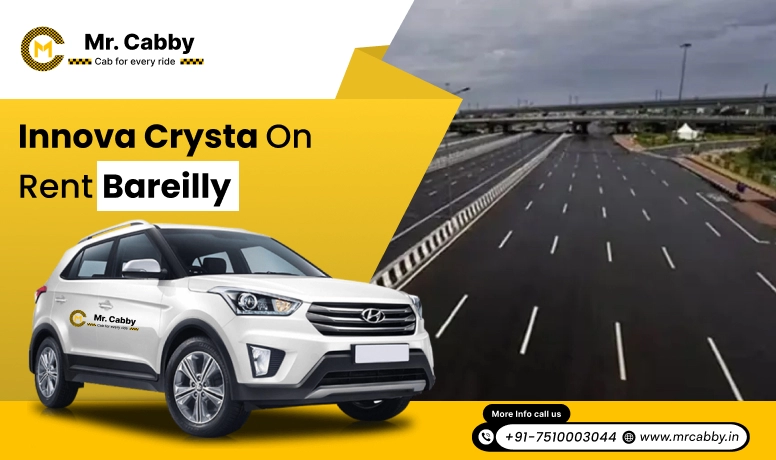 Book Your Toyota Innova Crysta on Rent in Bareilly