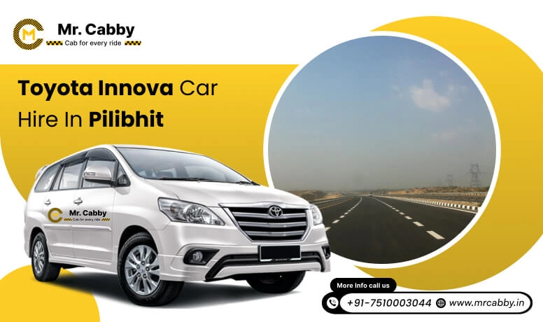 Toyota Innova car hire in Pilibhit