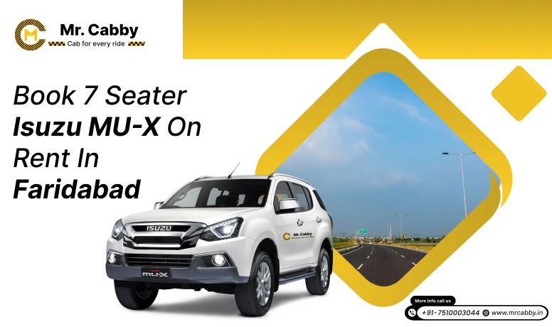 Isuzu MU-X On Rent in Faridabad