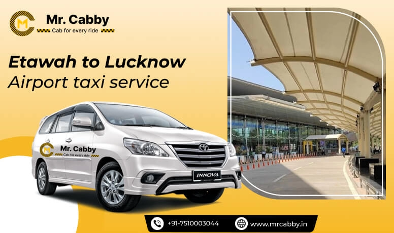 Etawah to Lucknow Airport taxi Service